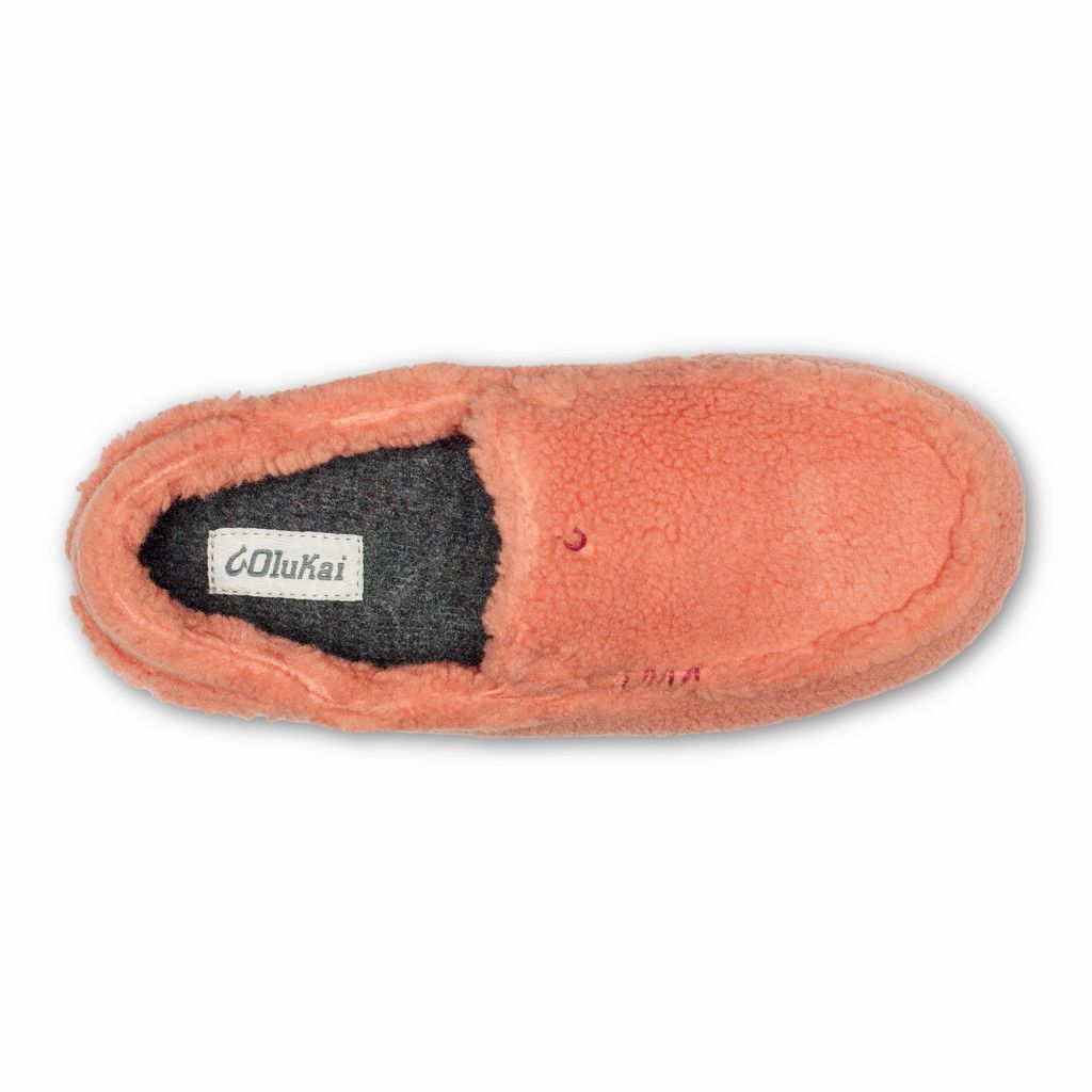 Zapatos Olukai Nohea Heu Slipper - Pantuflas Mujer Coral 20275-894